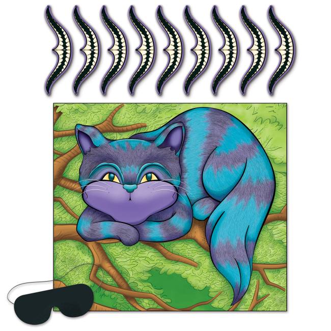 Alice In Wonderland Pin The Smile On The Cheshire Cat Game Party at