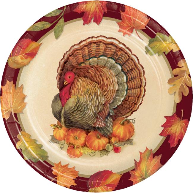 Turkey Traditions 7-inch Plate: Party at Lewis Elegant ...