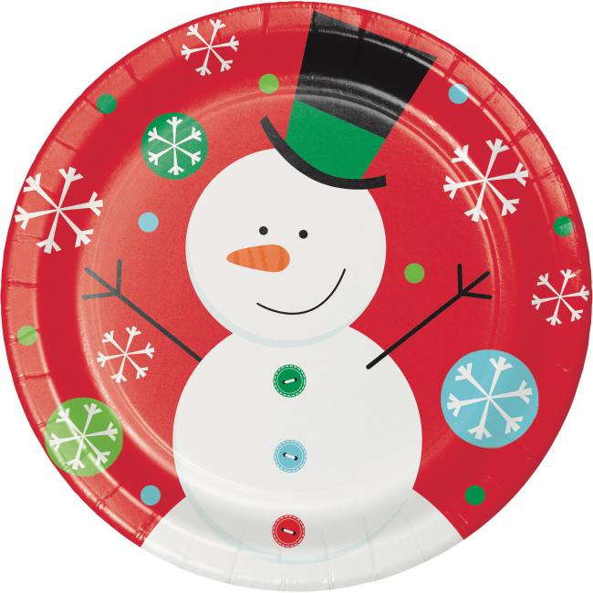 Snowflake Fun 9inch Plates Party at Lewis Elegant Party Supplies