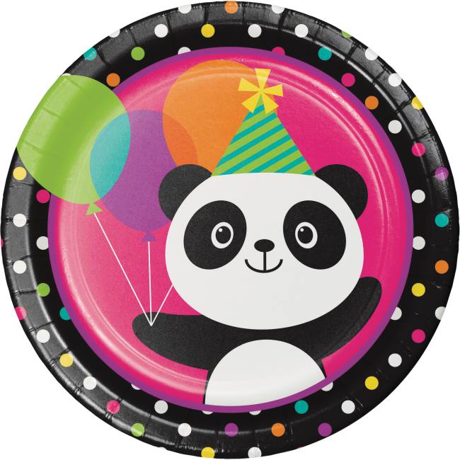 PandaMonium 9inch Plates Party at Lewis Elegant Party Supplies