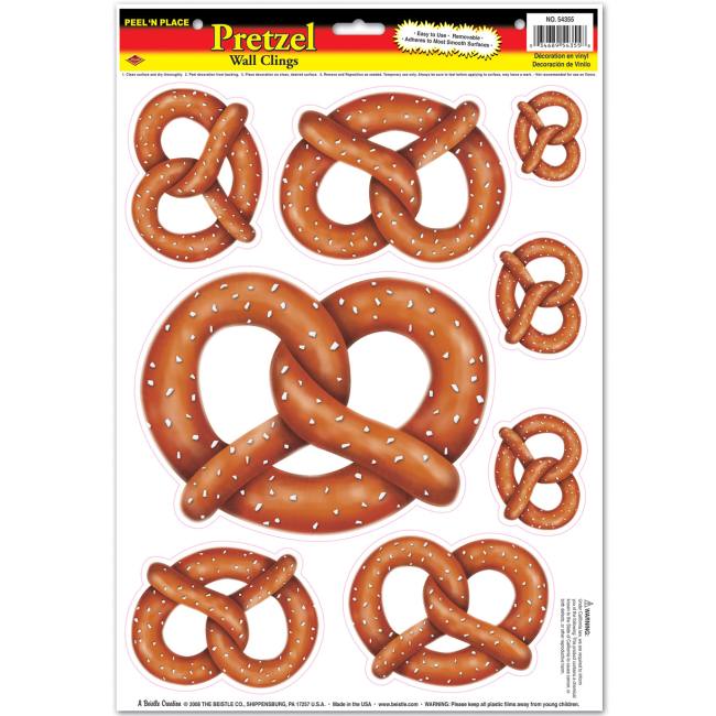 Pretzels Removable Vinyl Peel 'N Place Party at Lewis Elegant Party
