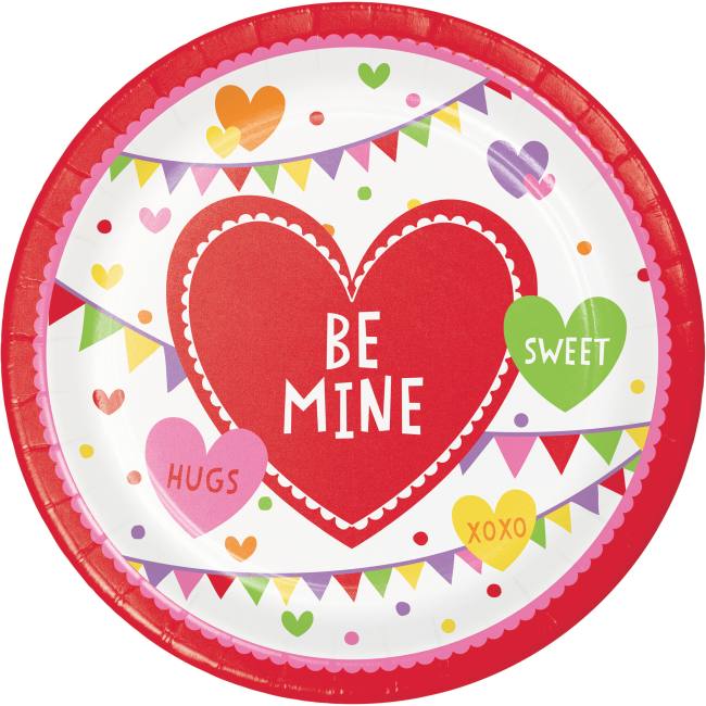 Valentine Party 9inch Plates Party at Lewis Elegant Party Supplies