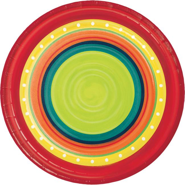 Summer Stoneware 7inch Plates Party at Lewis Elegant Party Supplies