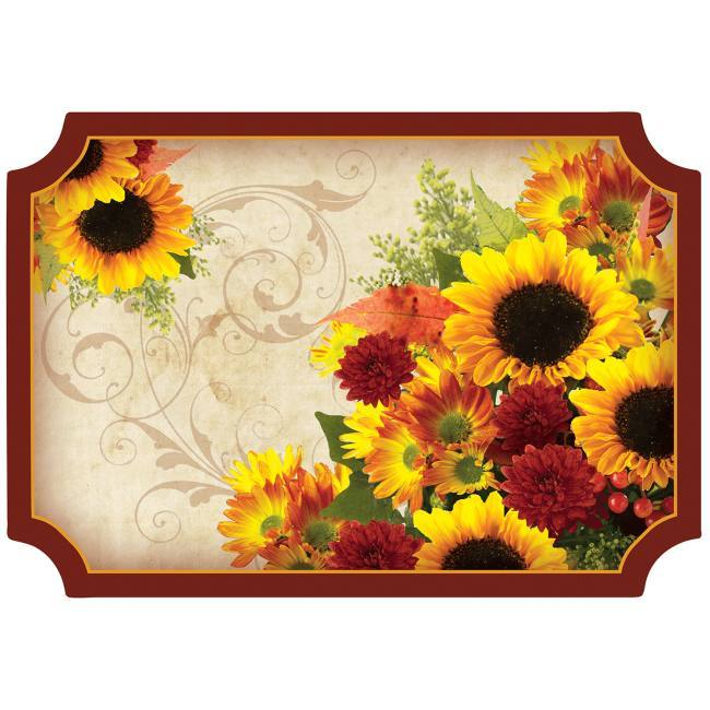Seasonal Occasions Sunflower Inspiration Paper Placemats Party at