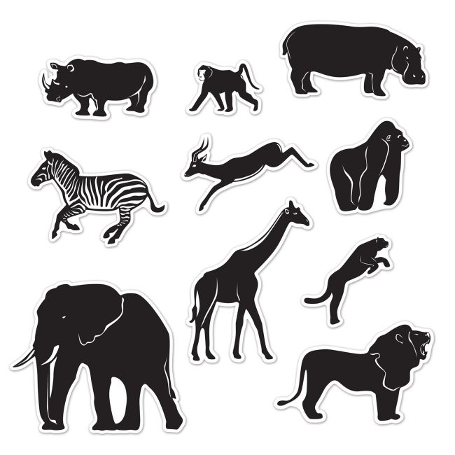 jungle-animal-silhouettes-party-at-lewis-elegant-party-supplies