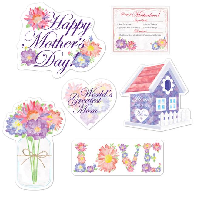 Mother's Day Cutouts: Party at Lewis Elegant Party Supplies, Plastic Dinnerware, Paper Plates ...