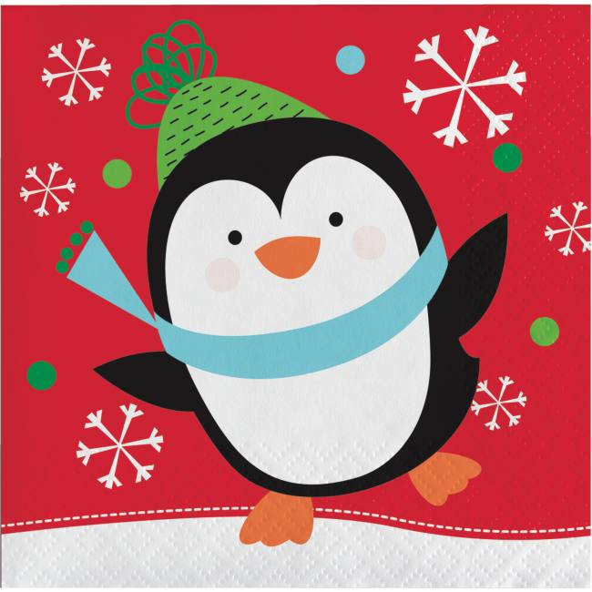 Snowflake Fun Beverage Napkins Party at Lewis Elegant Party Supplies