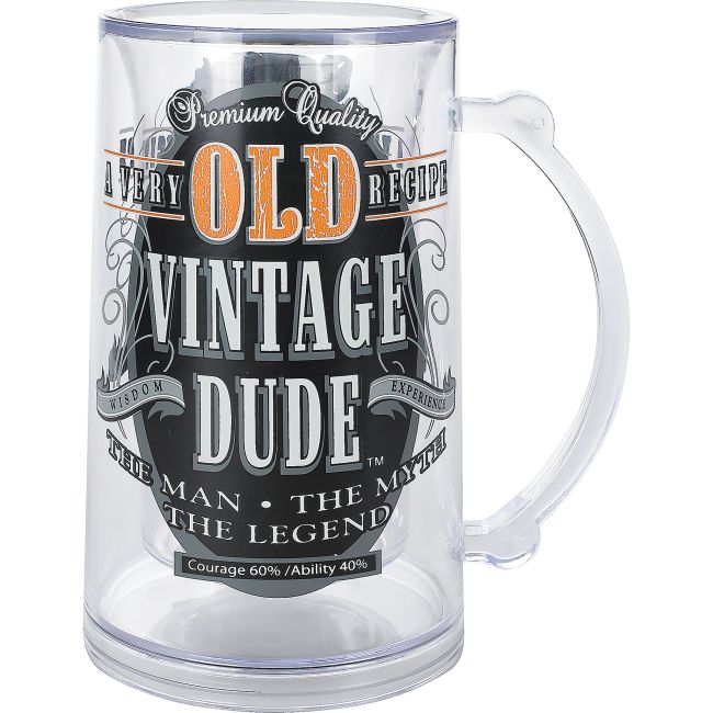 Vintage Dude Old 14oz Tankard Mug Party at Lewis Elegant Party