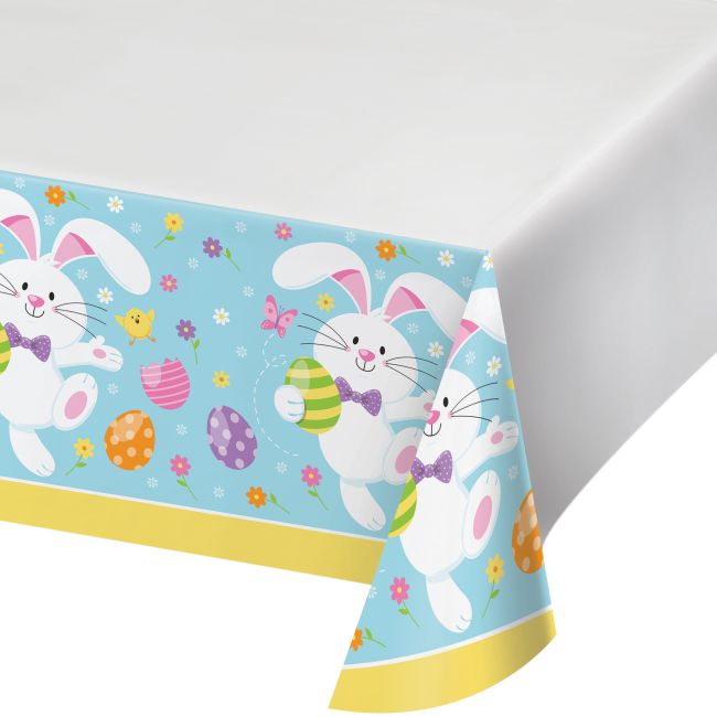 Easter Bunny Plastic Tablecloth Party at Lewis Elegant Party Supplies