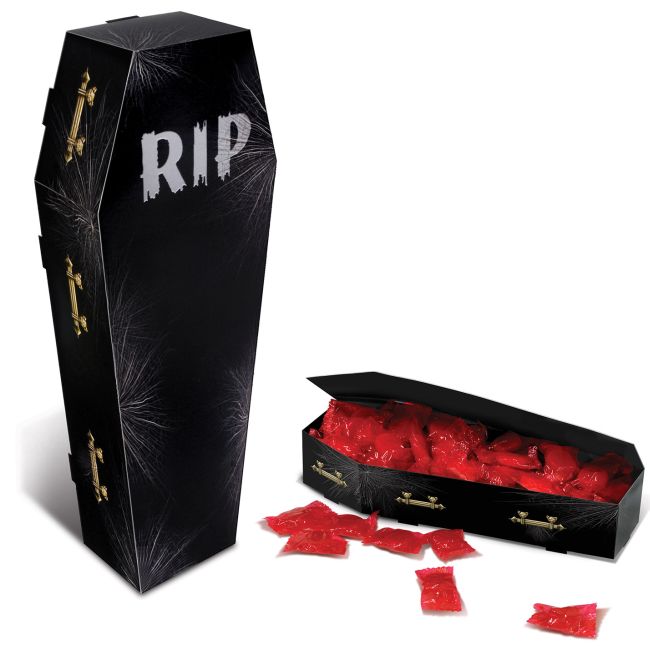 3D Coffin Centerpiece Favor Box Party at Lewis Elegant Party Supplies, Plastic Dinnerware