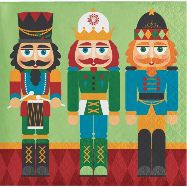 Nutcracker Beverage Napkins Party at Lewis Elegant Party Supplies