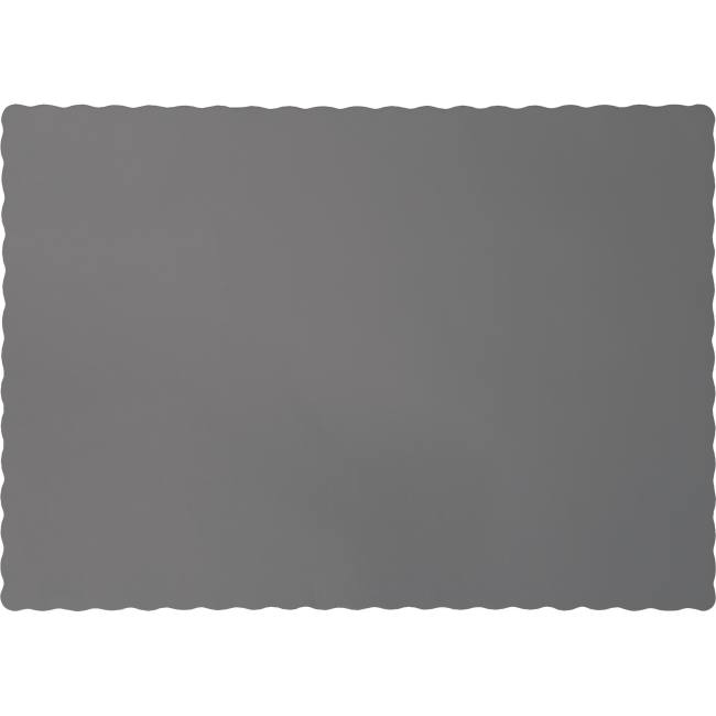 Glamour Gray Paper Placemats Party at Lewis Elegant Party Supplies, Plastic Dinnerware, Paper