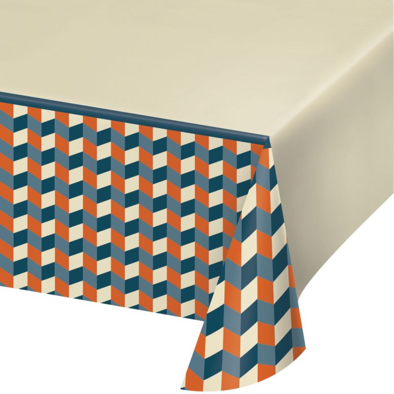 Hipster Birthday Paper Tablecloth Party at Lewis Elegant Party Supplies, Plastic Dinnerware