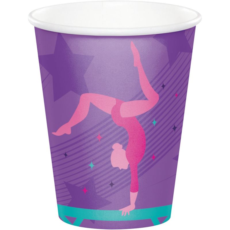 Gymnastics Party 9 oz Hot/Cold Cups Party at Lewis Elegant Party