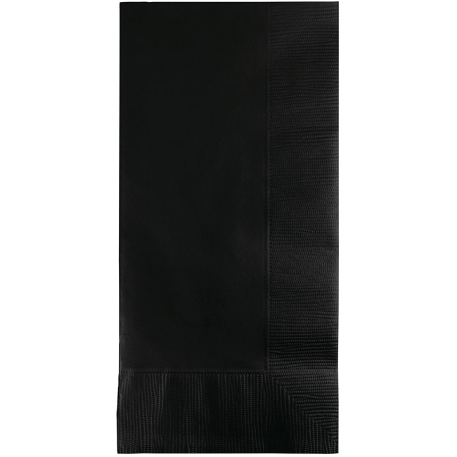Black Paper Dinner Napkins Party at Lewis Elegant Party Supplies