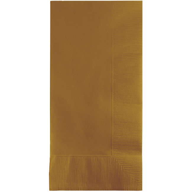 Gold Paper Dinner Napkins Party at Lewis Elegant Party Supplies
