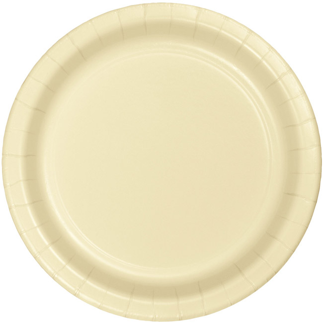 Ivory Heavy Duty 7inch Paper Plates Party at Lewis Elegant Party