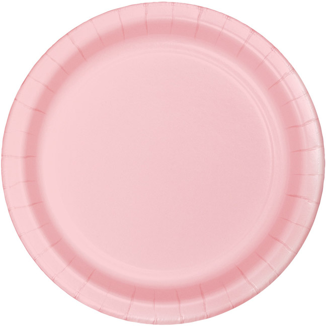 Pink Heavy Duty 7inch Paper Plates Party at Lewis Elegant Party