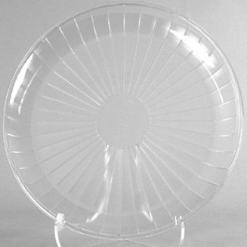 Clear Round Plastic Serving Platter 18, Round Serving Platter Plastic