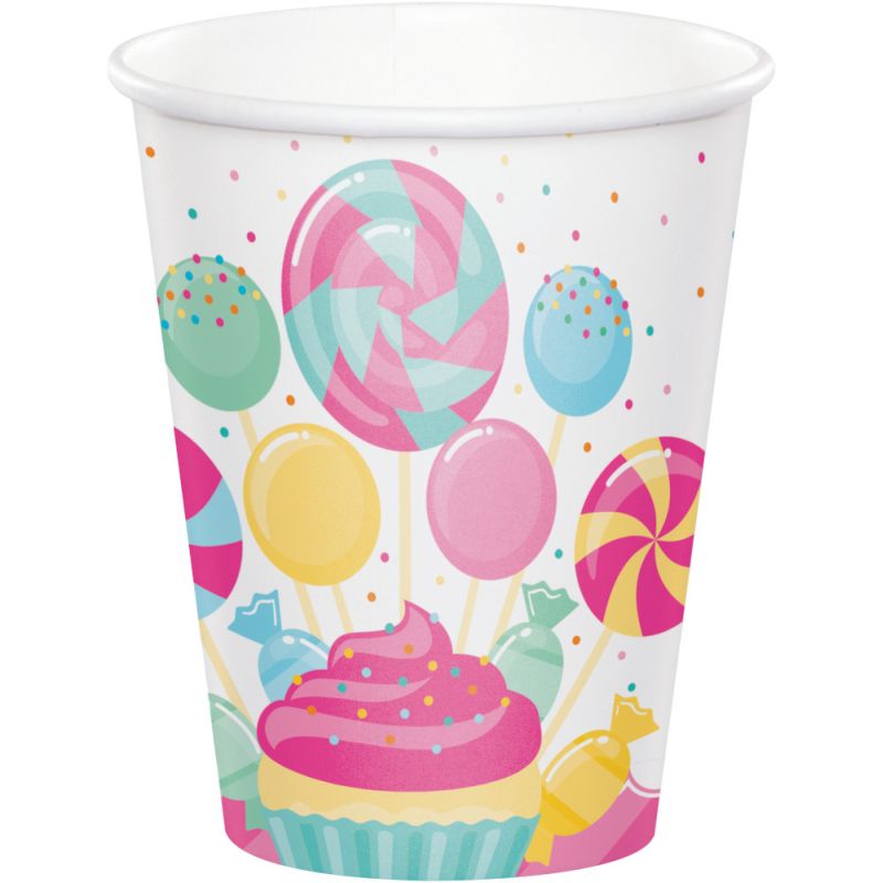 Candy Bouquet 8 oz Paper Cups Party at Lewis Elegant Party Supplies