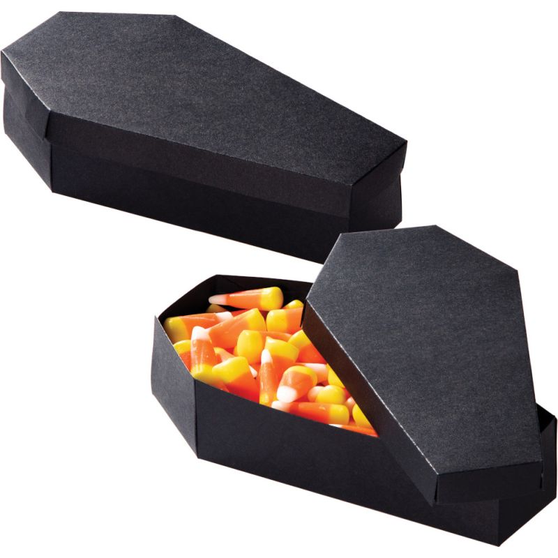 Halloween Coffin Treat Boxes with Lid Party at Lewis Elegant Party