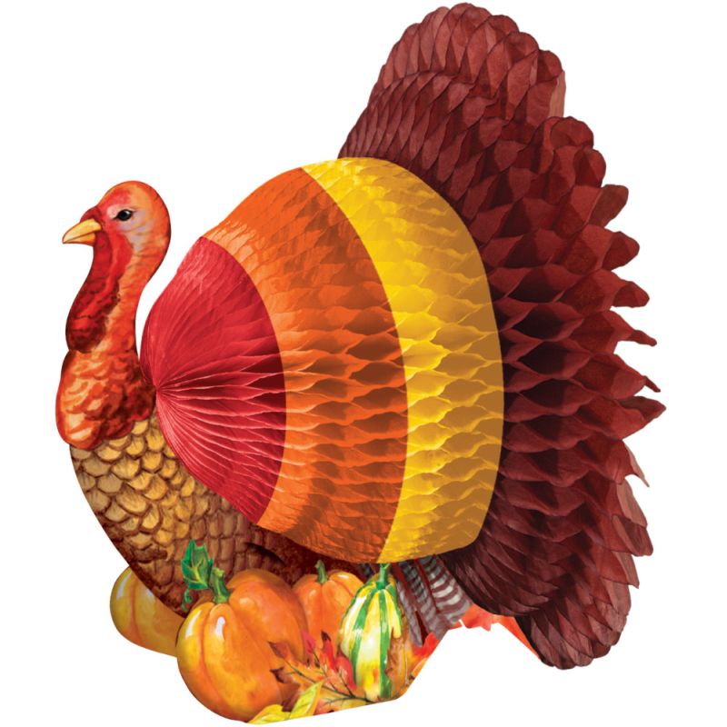 Turkey Centerpiece 6-inch: Party at Lewis Elegant Party Supplies ...