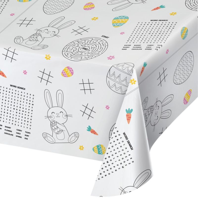 Easter Kids Activity Paper Tablecloth Party at Lewis Elegant Party
