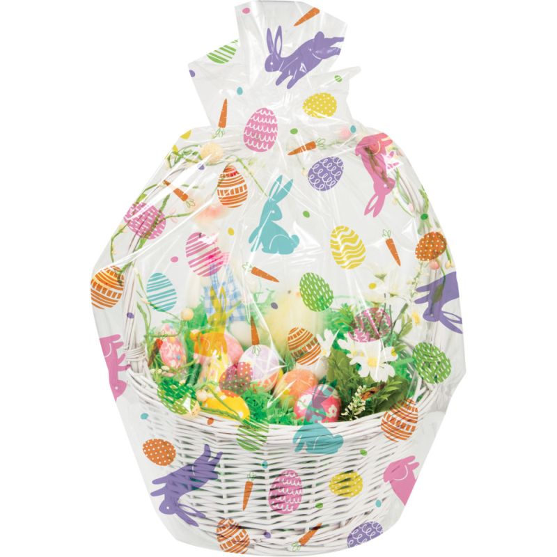 Easter Toss Large Basket Cello Bag Party at Lewis Elegant Party