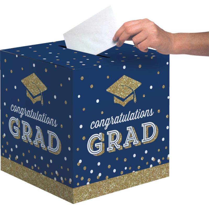 Glittering Grad Card Collection Box: Party at Lewis Elegant Party ...