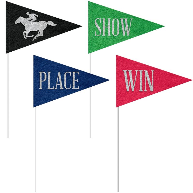 Horse Racing Derby Day Felt Pennant Flags Party at Lewis Elegant Party