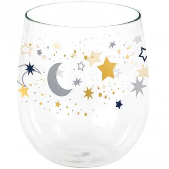 Starry Night 14 oz Stemless Plastic Wine Glasses: Party at Lewis Elegant  Party Supplies, Plastic Dinnerware, Paper Plates and Napkins
