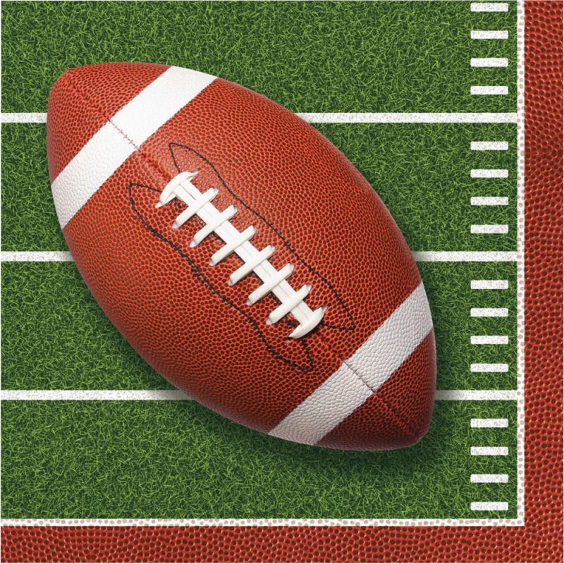 Football Fun Lunch Napkins Party at Lewis Elegant Party Supplies