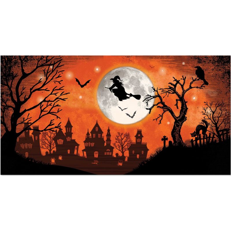 Halloween Witch Scene Setter Backdrop Party at Lewis Elegant Party