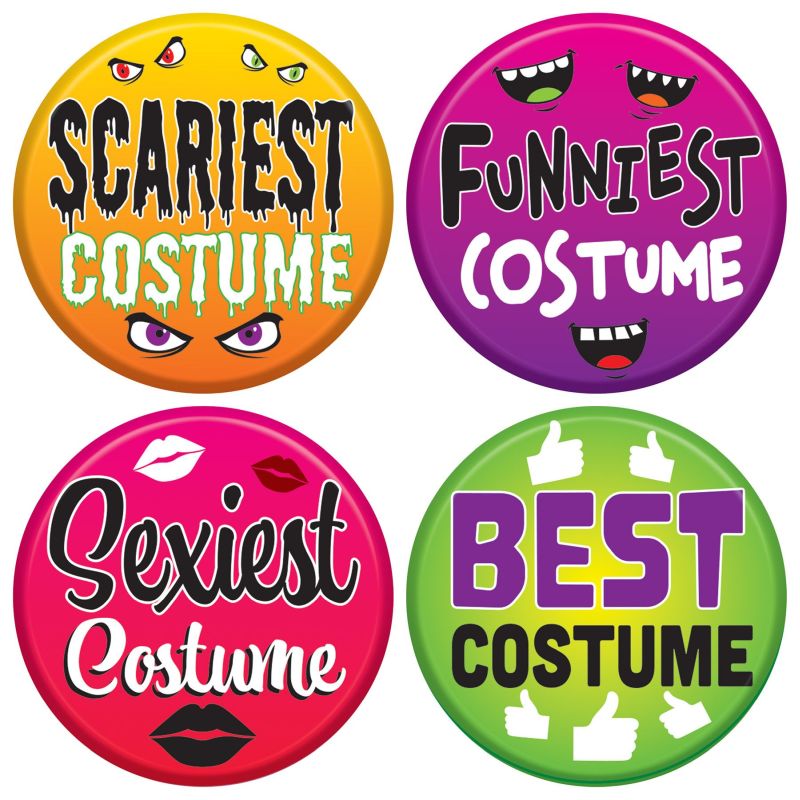 Halloween Costume Award Buttons: Party at Lewis Elegant Party Supplies ...