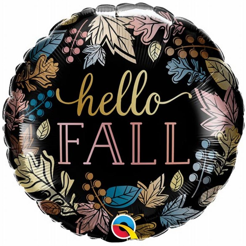 Hello Fall Foil Balloon: Party at Lewis Elegant Party Supplies, Plastic ...