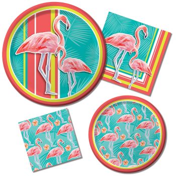 Island Oasis Flamingo Party Supplies
