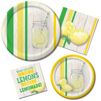 Lemonade Days Paper Plates & Napkins